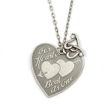 Load image into Gallery viewer, Our Hearts Beat as One Pendant Necklace N1248 - Sweet Romance Wholesale