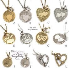 Load image into Gallery viewer, I'm in Love With Pendant Necklace N1249 - Sweet Romance Wholesale
