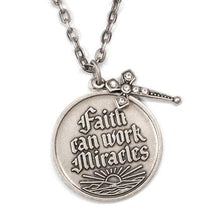 Load image into Gallery viewer, Faith Can Work Miracles Pendant Necklace N1252 - Sweet Romance Wholesale