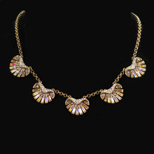 Load image into Gallery viewer, Art Deco Aurora Scallop Shell Ocean Necklace N1267 - Sweet Romance Wholesale