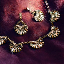 Load image into Gallery viewer, Art Deco Aurora Scallop Shell Ocean Necklace N1267 - Sweet Romance Wholesale