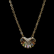 Load image into Gallery viewer, Art Deco Aurora Shell Ocean Necklace &amp; Earring Set - Sweet Romance Wholesale