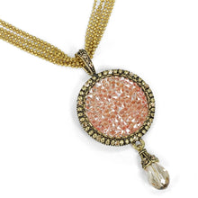 Load image into Gallery viewer, Druzy Pendant Necklace N1331 - Sweet Romance Wholesale