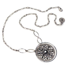 Load image into Gallery viewer, Window to the Soul Vintage Medallion Necklace N1338 - Sweet Romance Wholesale