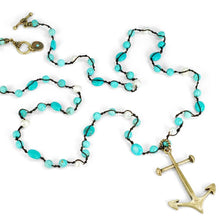 Load image into Gallery viewer, Anchor &amp; Tahiti Pearl Necklace N1339 - Sweet Romance Wholesale