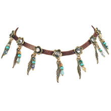 Load image into Gallery viewer, Feathers &amp; Beads 1960s Leather Choker N1350 - Sweet Romance Wholesale