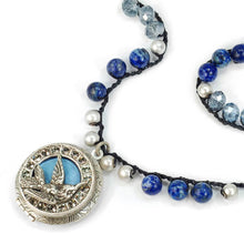 Load image into Gallery viewer, Swallow Bird Locket on Boho Beads Necklace - Sweet Romance Wholesale