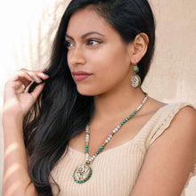 Load image into Gallery viewer, Malachite Garden Beaded Necklace N1360 - Sweet Romance Wholesale