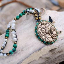 Load image into Gallery viewer, Malachite Garden Beaded Necklace N1360 - Sweet Romance Wholesale