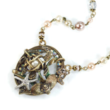 Load image into Gallery viewer, Sea Turtle Pearl Ocean Necklace N1361 - Sweet Romance Wholesale