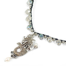 Load image into Gallery viewer, Mermaid Pendant on Crochet Beaded Necklace N1363 - Sweet Romance Wholesale