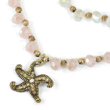 Load image into Gallery viewer, Crystal Beaded Starfish Necklace N1364 - Sweet Romance Wholesale