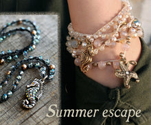 Load image into Gallery viewer, Boho Beaded Seahorse Necklace N1366 - Sweet Romance Wholesale