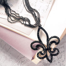 Load image into Gallery viewer, Twilight Fleur di Lis Necklace - Sweet Romance Wholesale