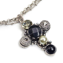Load image into Gallery viewer, Boho Jet Cross Necklace N1408 - Sweet Romance Wholesale