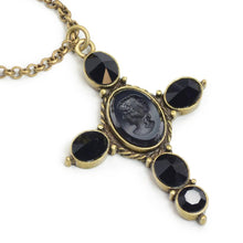 Load image into Gallery viewer, Auvergne Cross Pendant Necklace N1412 - Sweet Romance Wholesale