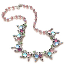 Load image into Gallery viewer, Pastel Satin Tulips Necklace N144 - Sweet Romance Wholesale