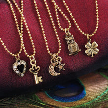 Load image into Gallery viewer, Tiny Charm Necklaces - Bronze - Sweet Romance Wholesale