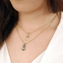 Load image into Gallery viewer, Tiny Charm Necklaces - Bronze - Sweet Romance Wholesale