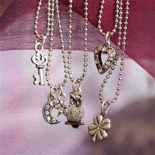 Load image into Gallery viewer, Tiny Charm Necklaces - Silver - Sweet Romance Wholesale
