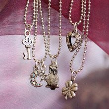 Load image into Gallery viewer, Tiny Charm Necklaces - Silver - Sweet Romance Wholesale