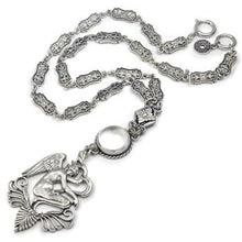 Load image into Gallery viewer, Winged Venus Angel and Crystal Orb Necklace N1468 - Sweet Romance Wholesale