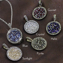 Load image into Gallery viewer, Druzy Crystal Pendant Necklace N1503 - Sweet Romance Wholesale