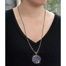 Load image into Gallery viewer, Druzy Crystal Pendant Necklace N1503 - Sweet Romance Wholesale