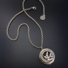 Load image into Gallery viewer, Swallow In Flight Silver Locket - Sweet Romance Wholesale
