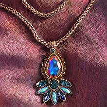 Load image into Gallery viewer, Vintage Peacock Pendant Copper Fire - Sweet Romance Wholesale