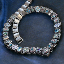 Load image into Gallery viewer, Pastel Crystal Vee Collar Necklace N636-ET - Sweet Romance Wholesale