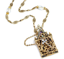 Load image into Gallery viewer, Gates of Heaven Necklace and Devotional Reliquary N849 - Sweet Romance Wholesale