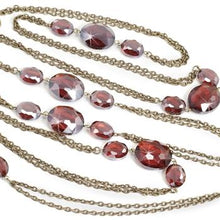 Load image into Gallery viewer, Iridescent Oval Crystal Necklace - Sweet Romance Wholesale