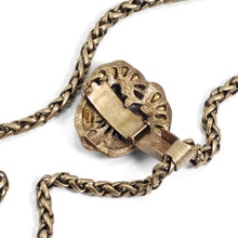 Load image into Gallery viewer, Pave Crystal Pansy Tassle Necklace N908-CR - Sweet Romance Wholesale