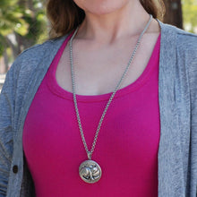 Load image into Gallery viewer, Purrson Cat Locket Necklace in Silver or Bronze - Sweet Romance Wholesale