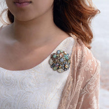 Load image into Gallery viewer, Crystal Modernist Statement Pin P114 - Sweet Romance Wholesale