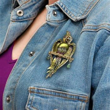 Load image into Gallery viewer, Art Deco Macaw Parrot Pin Brooch - Sweet Romance Wholesale