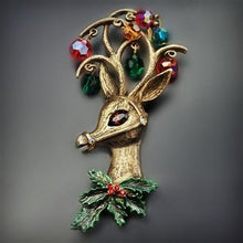 Load image into Gallery viewer, Retro Rudy the Reindeer Pin P262 - Sweet Romance Wholesale