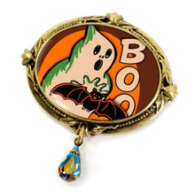 Load image into Gallery viewer, Boo Ghost and Bat Halloween Pin - Sweet Romance Wholesale