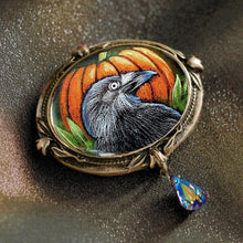 Load image into Gallery viewer, Raven Halloween Pin - Sweet Romance Wholesale