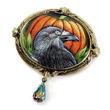 Load image into Gallery viewer, Raven Halloween Pin - Sweet Romance Wholesale