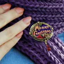 Load image into Gallery viewer, Merry Christmas Pin P340 - Sweet Romance Wholesale