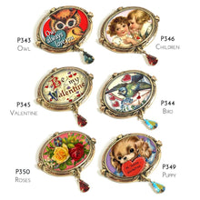 Load image into Gallery viewer, Love Letters' Valentine Pin P344 - Sweet Romance Wholesale