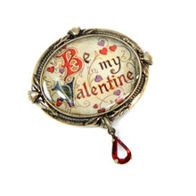 Load image into Gallery viewer, Be My Valentine' Valentine Pin P345 - Sweet Romance Wholesale