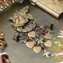 Load image into Gallery viewer, Holly Bells Pin P355 - Sweet Romance Wholesale