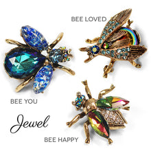 Load image into Gallery viewer, Exotic Jewel Bee Pins P5280-JE - Sweet Romance Wholesale