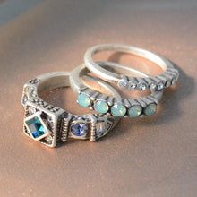 Load image into Gallery viewer, Set of 3 Inspirational Stacking Rings R100-R105 - Sweet Romance Wholesale