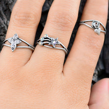 Load image into Gallery viewer, Set of 3 Adjustable Finger Ring or Toe Rings R1106 - Sweet Romance Wholesale