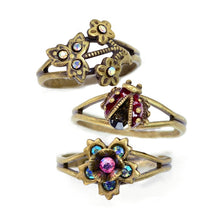 Load image into Gallery viewer, Set of 3 Adjustable Finger Ring or Toe Rings R1106 - Sweet Romance Wholesale