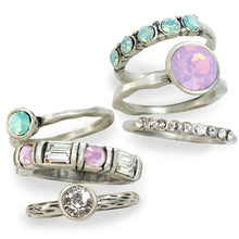 Load image into Gallery viewer, Set of 6 Stacking Rings R1120 - Sweet Romance Wholesale